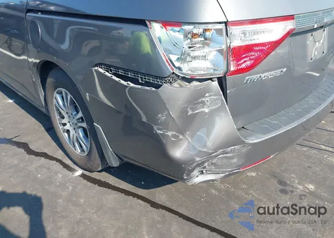 2013 Honda Odyssey Ex-L from USA, damaged, VIN 5FNRL5H61DB081084